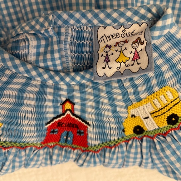 School smocked dress - Picture 2 of 14